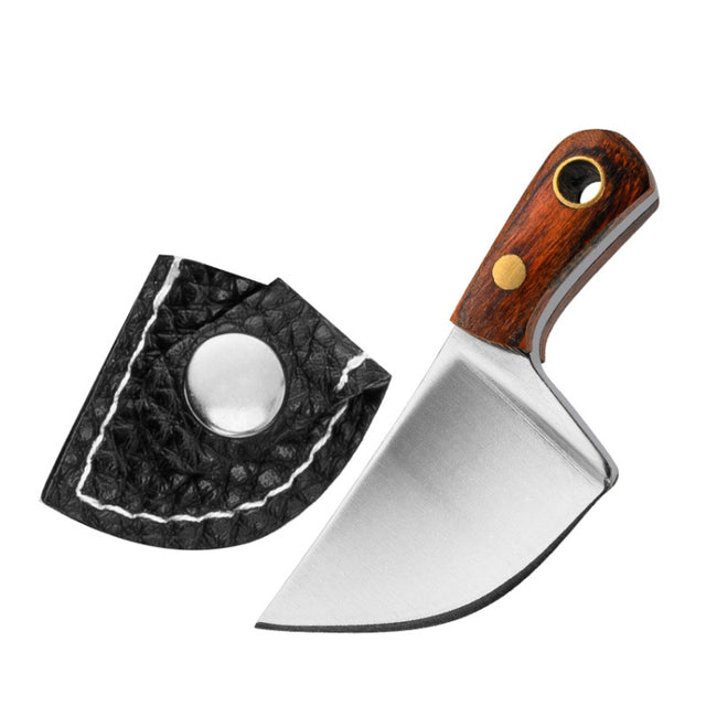 Mini Knife Keychain Portable Removal Express Pendant Accessory With Holster, Model: Kitchen Knife Sanding
