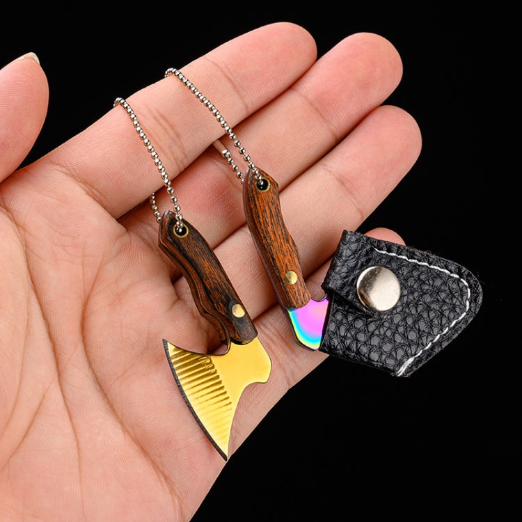 Mini Knife Keychain Portable Removal Express Pendant Accessory With Holster, Model: Kitchen Knife Sanding - Burin &Cutting Knife by PMC TechLife | Online Shopping South Africa | PMC TechLife