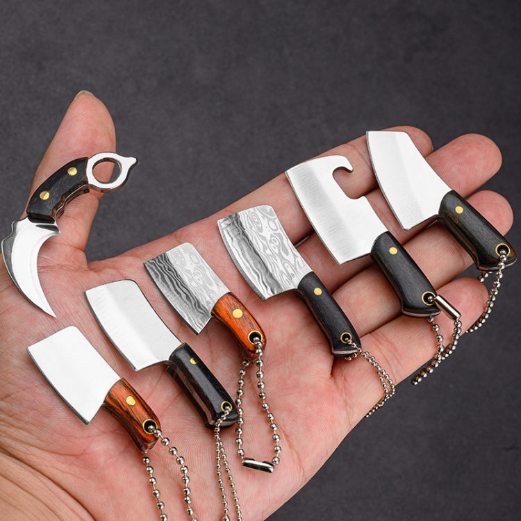 Mini Knife Keychain Portable Removal Express Pendant Accessory With Holster, Model: Kitchen Knife Sanding - Burin &Cutting Knife by PMC TechLife | Online Shopping South Africa | PMC TechLife