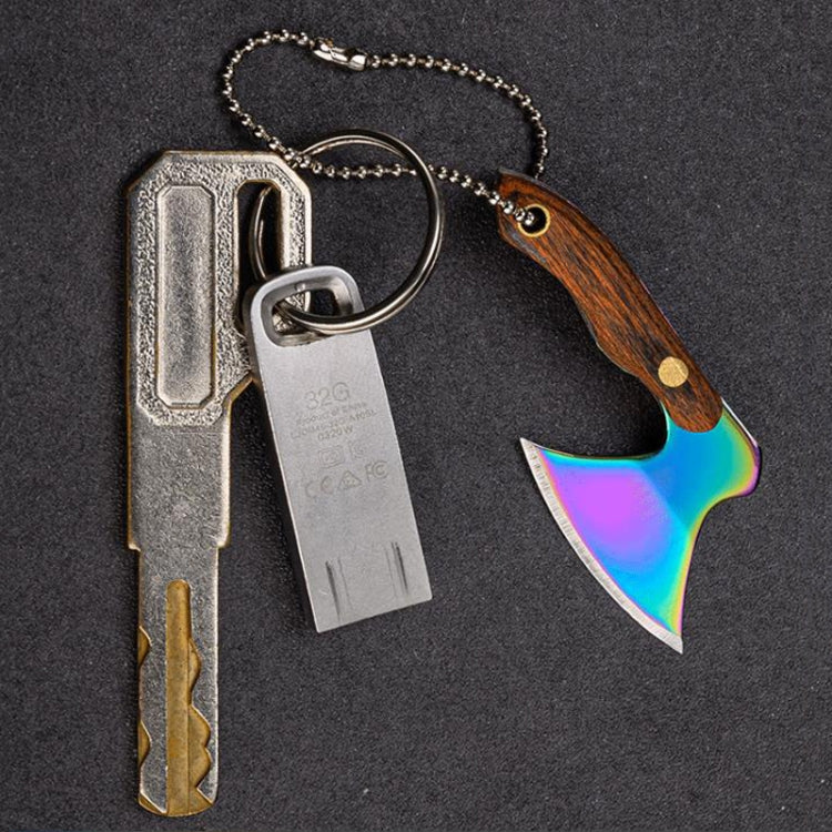 Mini Knife Keychain Portable Removal Express Pendant Accessory With Holster, Model: Axe Sanding - Burin &Cutting Knife by PMC TechLife | Online Shopping South Africa | PMC TechLife