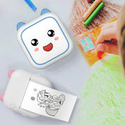 C26 Mini Portable Bluetooth Photo Label Thermal Printer, Spec: Blue+1 Paper