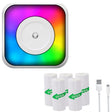 RGB Light Portable Mini Bluetooth Printer Inkless Document Label Printer with 5-Rolls Stickers - Printer by PMC TechLife | Online Shopping South Africa | PMC TechLife | Buy Now Pay Later Mobicred
