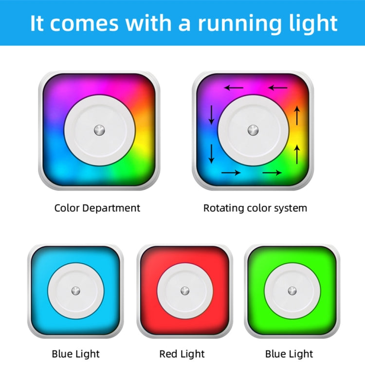 RGB Light Portable Mini Bluetooth Printer Inkless Document Label Printer with 5-Rolls Stickers