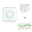 C15 Mini Student Bluetooth Inkless Photo Label Thermal Printer, Spec: Green+5 Stickers+5 Paper - free shipping - PMC TechLife - Order now!