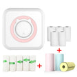 C15 Mini Student Bluetooth Inkless Photo Label Thermal Printer, Spec: Pink+5 Stickers+5 Paper+3 Color Paper - free shipping - PMC TechLife - Order now!