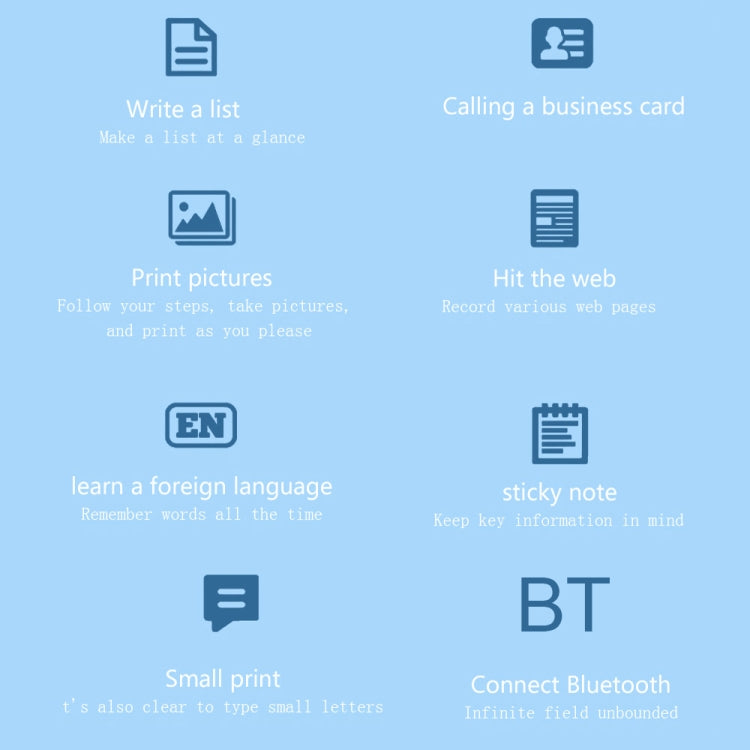 C15 Mini Student Bluetooth Inkless Photo Label Thermal Printer, Spec: Pink+10 Paper