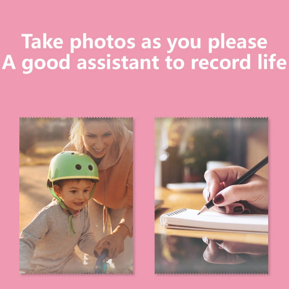 C15 Mini Student Bluetooth Inkless Photo Label Thermal Printer, Spec: Pink+5 Stickers