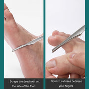 Pedicure Knife Skewer Nail Clipper Set Household Callus Removal Tools, Specification: 3 In 1