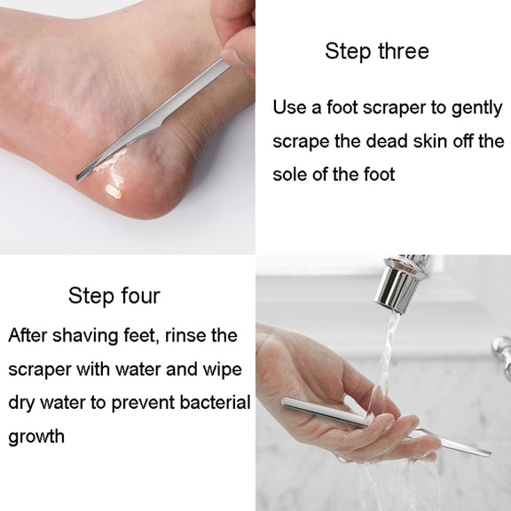 Pedicure Knife Skewer Nail Clipper Set Household Callus Removal Tools, Specification: 3 In 1