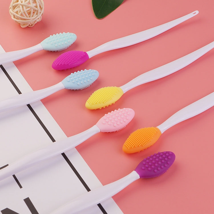 Silicone Cleaning Brush Beauty Tool Double Side Nose To Clean Blackhead Removers(Color Random Delivery) - free shipping - PMC Jewellery - Order now!