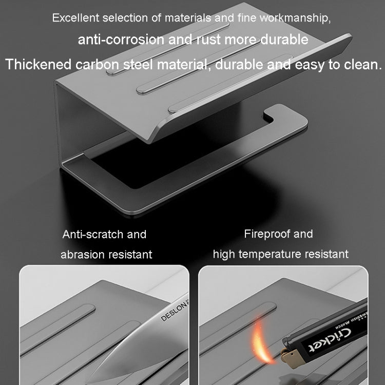 Stainless Steel Bathroom Roll Paper Holder No-Punch Cell Phone Storage Shelf, Style: Paper Rack (White��� - Shelves by PMC TechLife | Online Shopping South Africa | PMC TechLife