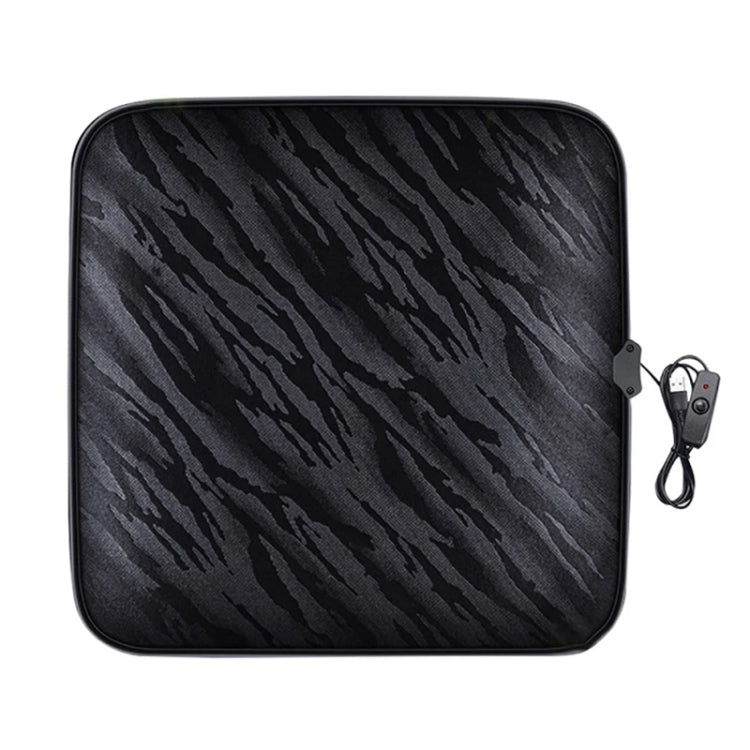 5V Car USB Interface Electric Heating Seat Cushion, Color: Black - Seat Accessories by PMC TechLife | Online Shopping South Africa | PMC TechLife | Buy Now Pay Later Mobicred