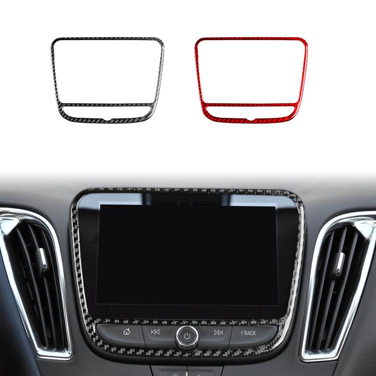 For Chevrolet Malibu 2016-2022 B Model Left-hand Drive Navigation Panel Sticker(Red) - Car Interior Mouldings by PMc TechLife | Online Shopping South Africa | PMc TechLife | Buy Now Pay Later Mobicred
