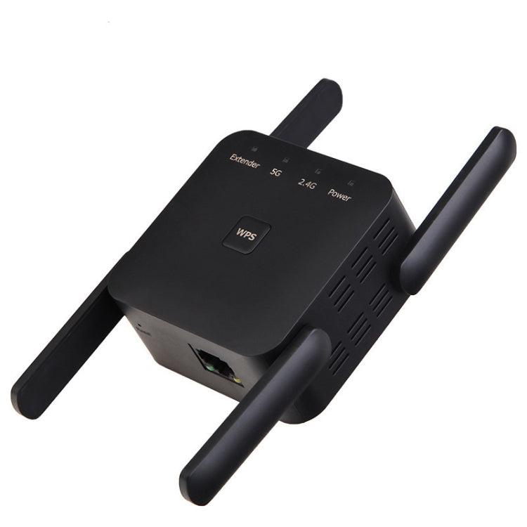 1200Mbps 2.4G / 5G WiFi Extender Booster Repeater Supports Ethernet Port White UK Plug - Broadband Amplifiers by PMC Jewellery | Online Shopping South Africa | PMC Jewellery | Buy Now Pay Later Mobicred