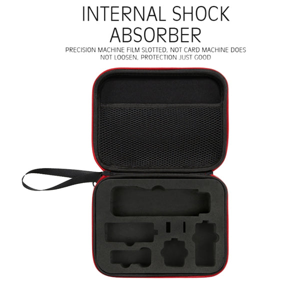 For DJI Osmo Pocket 3 Storage Bag Pocket Camera Handbag(Black Shell Black Inner)