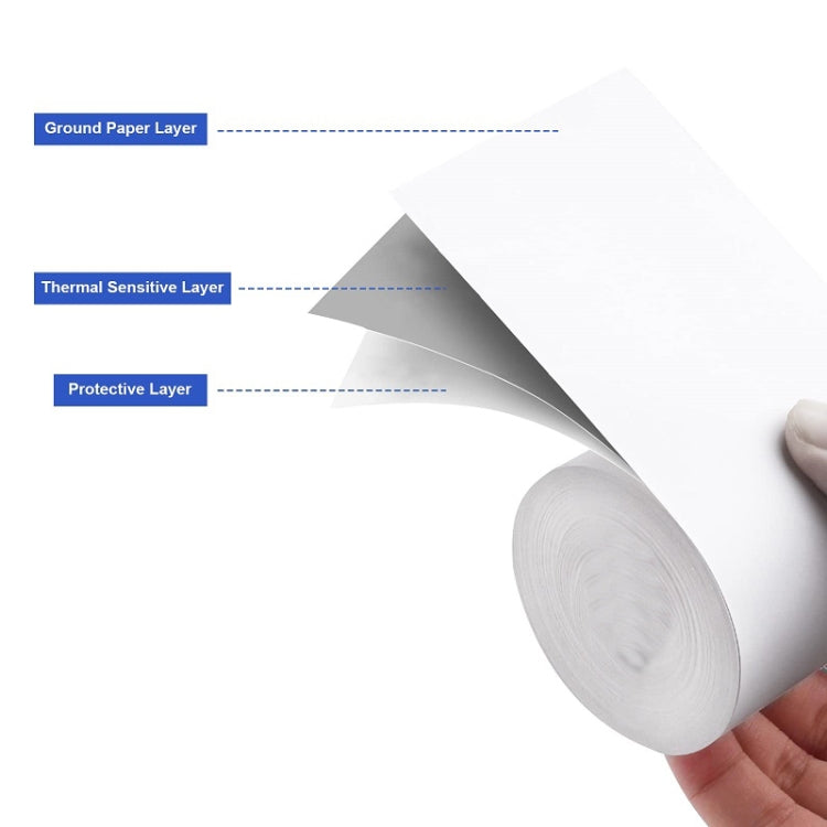 100volume/Box 57x50mm Thermal Paper Take-Out Kitchen Printing Receipt Paper(No Tube Core) - Printer Accessories by PMC TechLife | Online Shopping South Africa | PMC TechLife | Buy Now Pay Later Mobicred
