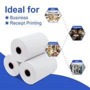 100volume/Box 57x50mm Thermal Paper Take-Out Kitchen Printing Receipt Paper(No Tube Core)