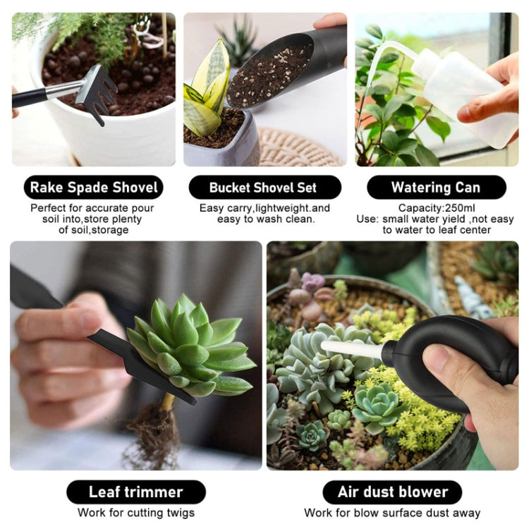 13pcs /Set Succulent Plant Gardening Tools Set Indoor Growing Removal Pots Horticultural Kits - Garden Hand Tools by PMC TechLife | Online Shopping South Africa | PMC TechLife