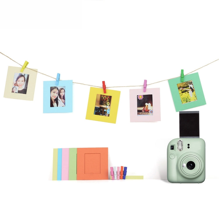 For Polaroid Mini12 7 in 1 Photo Album Sticker Photo Frame Camera Bag, Color: Pink - Leather Bag by PMC TechLife | Online Shopping South Africa | PMC TechLife | Buy Now Pay Later Mobicred