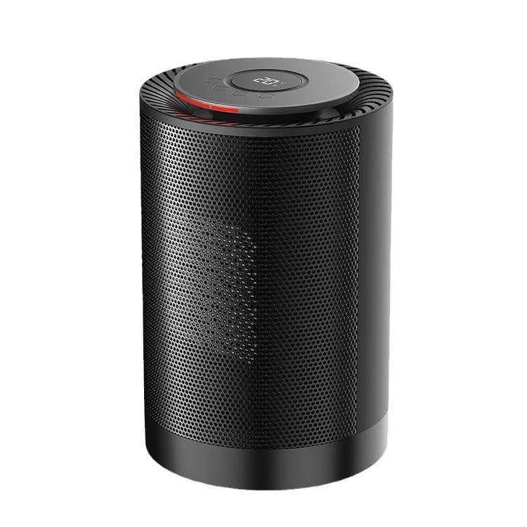 Cylindrical Ceramic Heating Warmer Quick Heat Mini Electric Heater EU Plug(Black) - Electric Heaters by PMC TechLife | Online Shopping South Africa | PMC TechLife | Buy Now Pay Later Mobicred