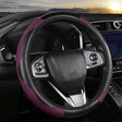 39cm Carbon Fiber Elastic Leather Without Inner Ring Car Steering Wheel Cover, Color: Purple - Steering Wheel Accessories by PMC TechLife | Online Shopping South Africa | PMC TechLife | Buy Now Pay Later Mobicred