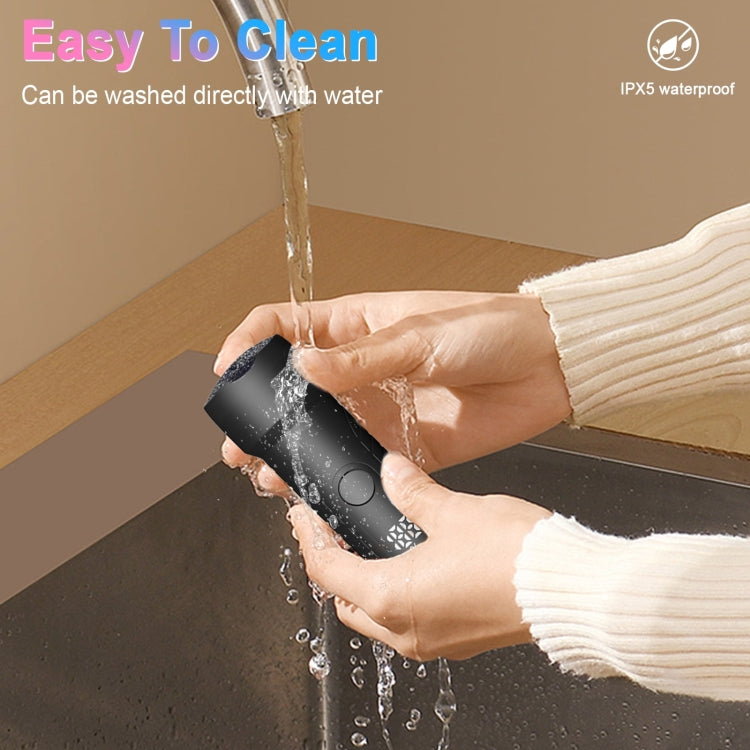 Electric Foot File Pedicure Kit Water-resistant Feet Callus Remover, Spec: Kit 1 Black