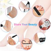 Electric Foot File Pedicure Kit Water-resistant Feet Callus Remover, Spec: Kit 1 White