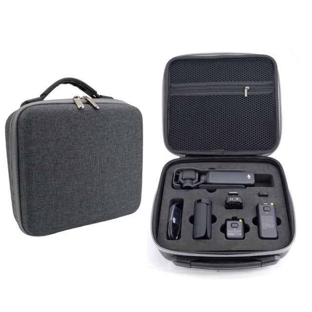 For DJI Osmo Pocket 3 Action Camera All-in-One Storage Bag Hand Cluth(Grey)