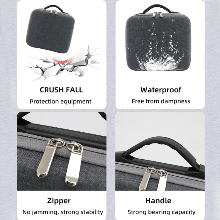 For DJI Osmo Pocket 3 Action Camera All-in-One Storage Bag Hand Cluth(Grey) - Case & Bags by PMC TechLife | Online Shopping South Africa | PMC TechLife | Buy Now Pay Later Mobicred