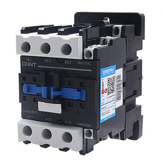 CHNT CJX2-5011 50A 220V Silver Alloy Contacts Multi-Purpose Single-Phase AC Contactor - free shipping - PMC Jewellery - Order now!
