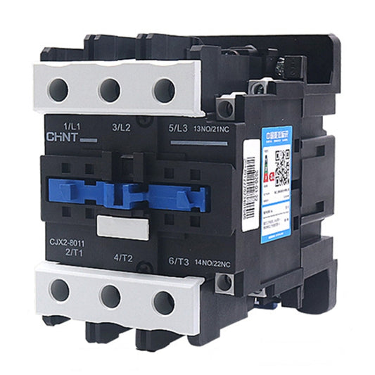 CHNT CJX2-8011 80A 220V Silver Alloy Contacts Multi-Purpose Single-Phase AC Contactor - free shipping - PMC Jewellery - Order now!