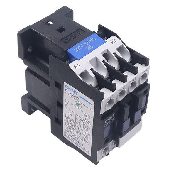 CHNT CJX2-2501 25A 220V Silver Alloy Contacts Multi-Purpose Single-Phase AC Contactor