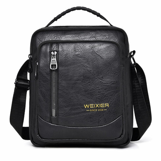 WEIXIER D288 Large Capacity Casual Crossbody Bag Business Waterproof Single Shoulder Packs(Black) - Single-shoulder Bags by WEIXIER | Online Shopping South Africa | PMC Jewellery | Buy Now Pay Later Mobicred