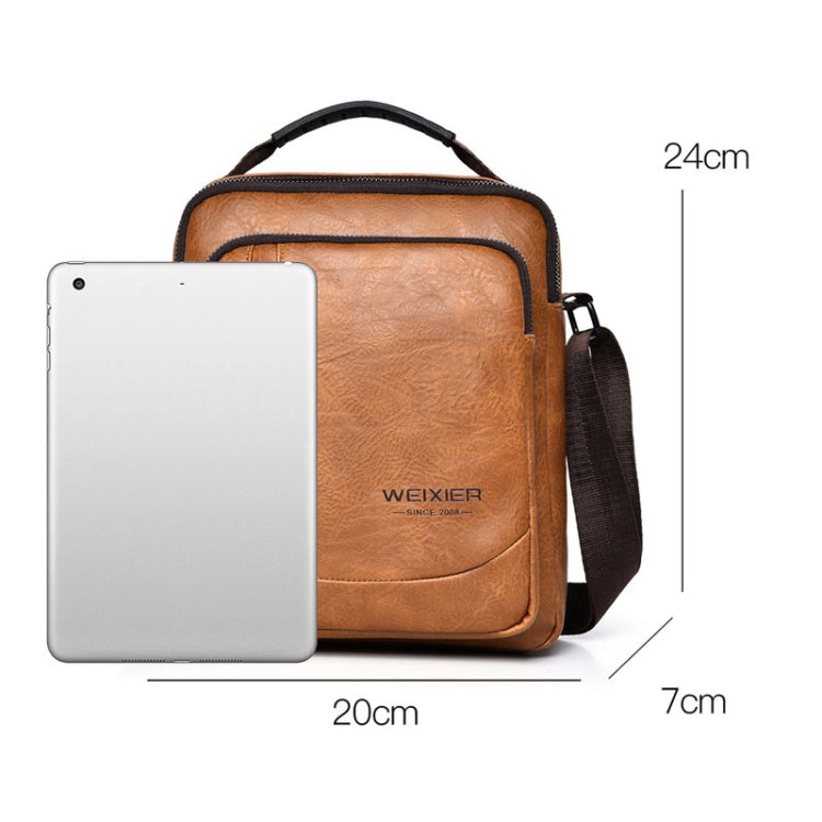 WEIXIER D288 Large Capacity Casual Crossbody Bag Business Waterproof Single Shoulder Packs(Black) - Single-shoulder Bags by WEIXIER | Online Shopping South Africa | PMC TechLife | Buy Now Pay Later Mobicred