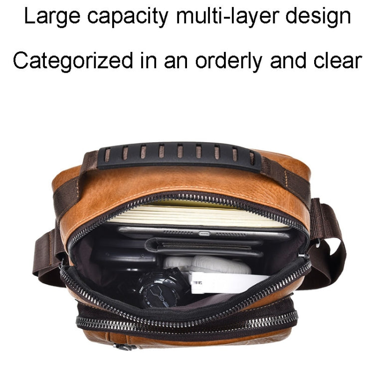 WEIXIER D288 Large Capacity Casual Crossbody Bag Business Waterproof Single Shoulder Packs(Black) - Single-shoulder Bags by WEIXIER | Online Shopping South Africa | PMC TechLife | Buy Now Pay Later Mobicred
