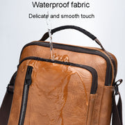 WEIXIER D288 Large Capacity Casual Crossbody Bag Business Water-resistant Single Shoulder Packs(Black)