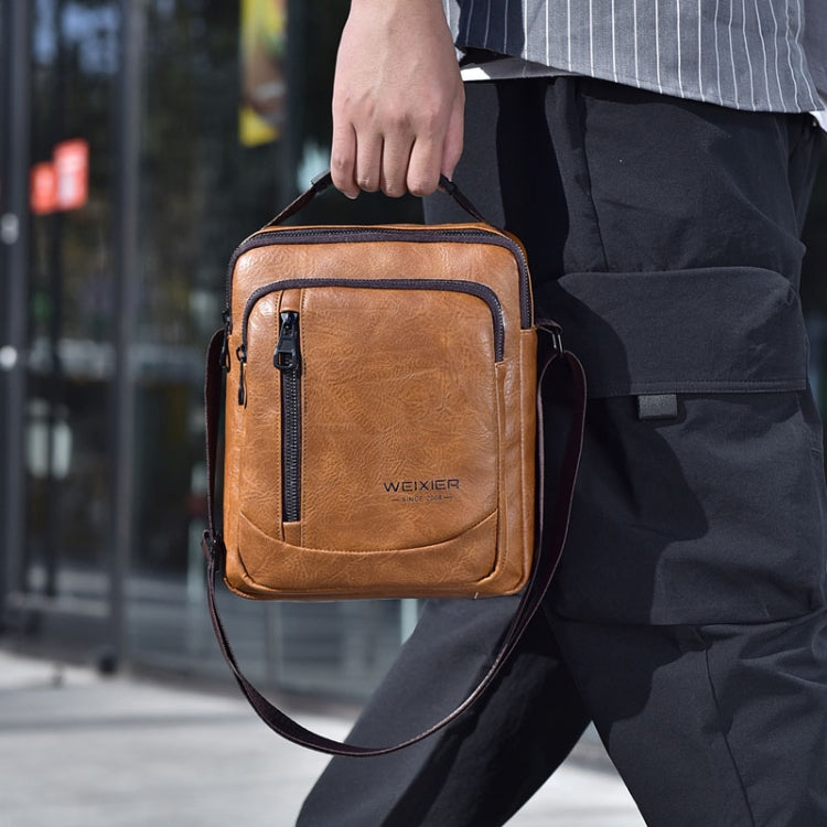 WEIXIER D288 Large Capacity Casual Crossbody Bag Business Waterproof Single Shoulder Packs(Black) - Single-shoulder Bags by WEIXIER | Online Shopping South Africa | PMC TechLife | Buy Now Pay Later Mobicred