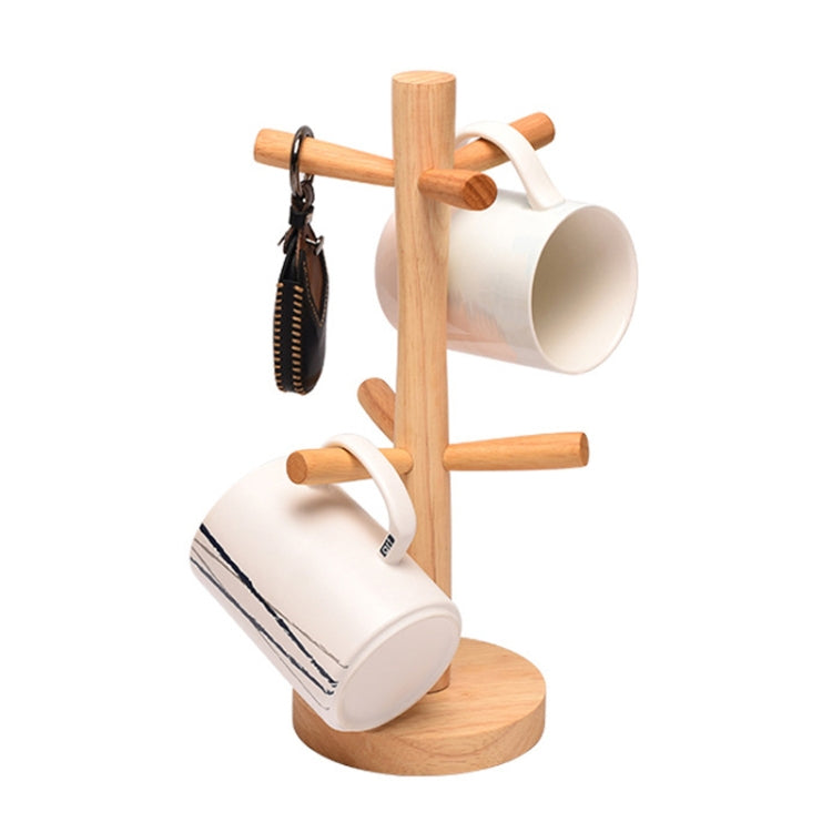 Large Rubber Wood Drawing Cup Frame Home Coffee Tea Cup Frame Drain Storage Shelf - free shipping - PMc TechLife - Order now!