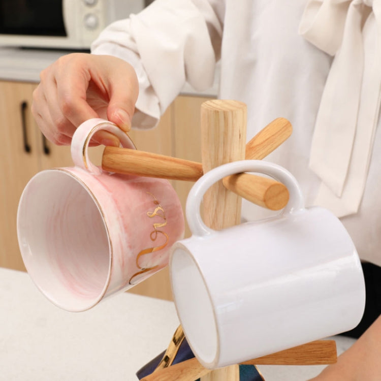 Large Rubber Wood Drawing Cup Frame Home Coffee Tea Cup Frame Drain Storage Shelf - free shipping - PMc TechLife - Order now!