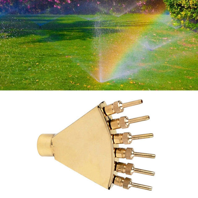 1 inch Copper Phoenix Tail Nozzle Water Landscape Fountain Equipment