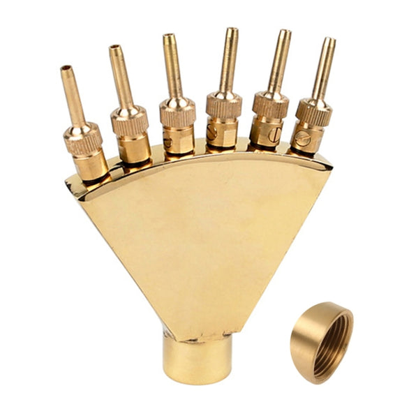 1 inch Copper Phoenix Tail Nozzle Water Landscape Fountain Equipment