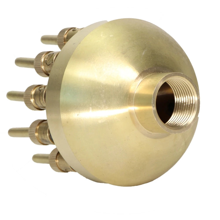 DN40 1.5 inch Copper Adjustable 3-Layer Flower Nozzle Waterscape Layer Flower Fountain Sprinklers - Watering & Irrigation by PMc TechLife | Online Shopping South Africa | PMc TechLife | Buy Now Pay Later Mobicred