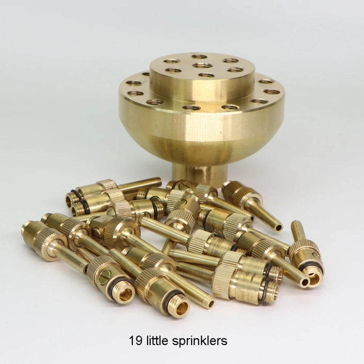 DN50 2 inch Copper Adjustable 3-Layer Flower Nozzle Waterscape Layer Flower Fountain Sprinklers - Watering & Irrigation by PMc TechLife | Online Shopping South Africa | PMc TechLife | Buy Now Pay Later Mobicred