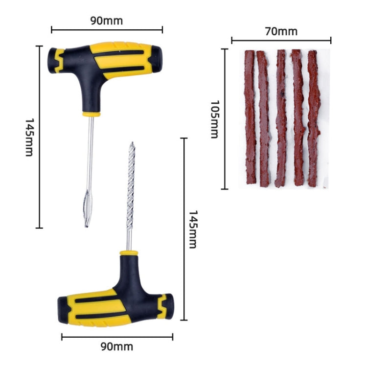 10pcs-1 Automotive Vacuum Tire Repair Tool Car Tire Patching Instrument Set