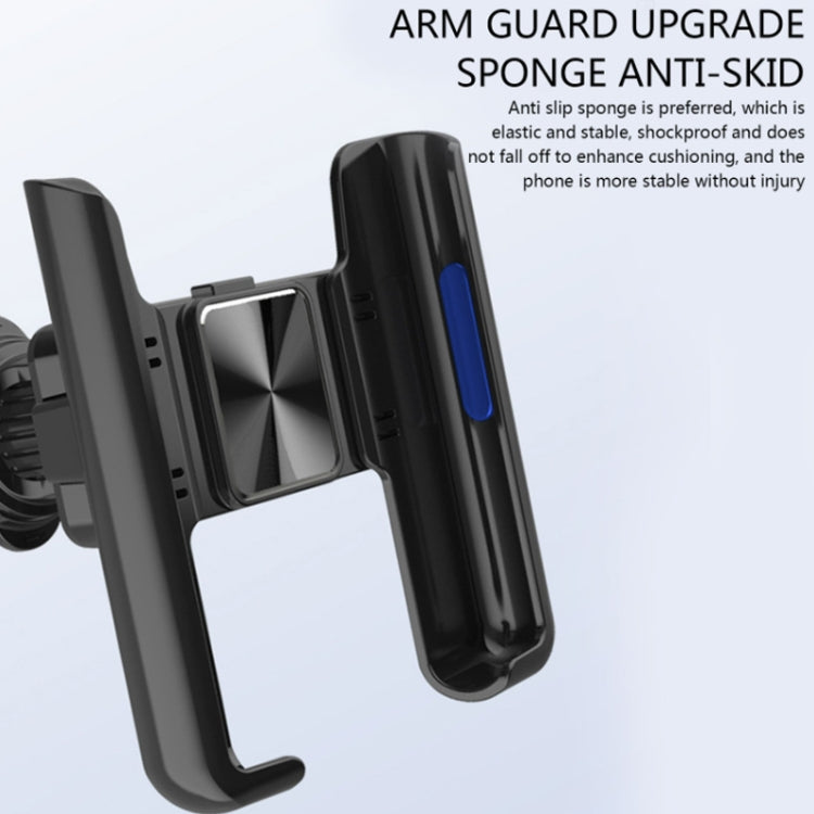 Car Air Outlet Rotatable Snap-on Base Mobile Phone Navigation Bracket(Black) - Car Holders by PMC TechLife | Online Shopping South Africa | PMC TechLife | Buy Now Pay Later Mobicred