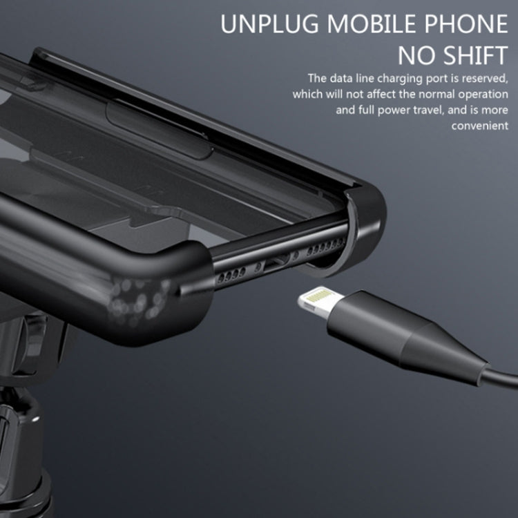 Car Air Outlet Rotatable Snap-on Base Mobile Phone Navigation Bracket(Silver) - Car Holders by PMC TechLife | Online Shopping South Africa | PMC TechLife | Buy Now Pay Later Mobicred