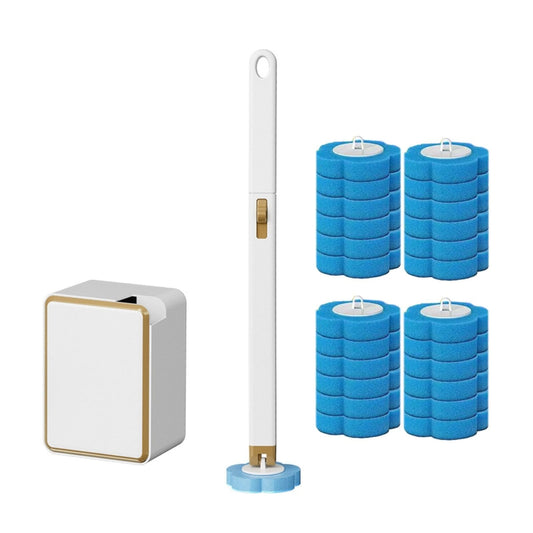 With 24pcs Marine Incense Brush Head Disposable Toilet Brush Set Wall-mounted Throwable Bathroom Cleaning Brush With Cleaning Solution - Cleaning Tools by PMC Jewellery | Online Shopping South Africa | PMC Jewellery | Buy Now Pay Later Mobicred