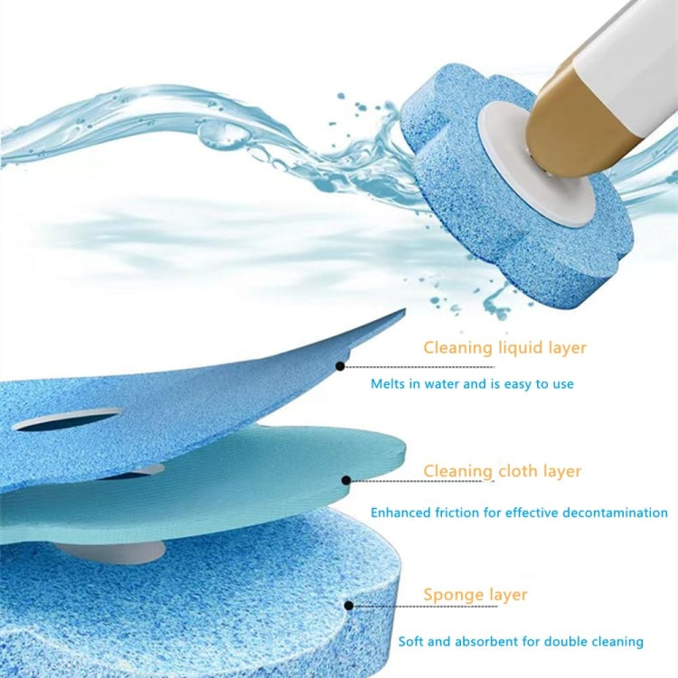 With 24pcs Marine Incense Brush Head Disposable Toilet Brush Set Wall-mounted Throwable Bathroom Cleaning Brush With Cleaning Solution - Cleaning Tools by PMC Jewellery | Online Shopping South Africa | PMC Jewellery | Buy Now Pay Later Mobicred