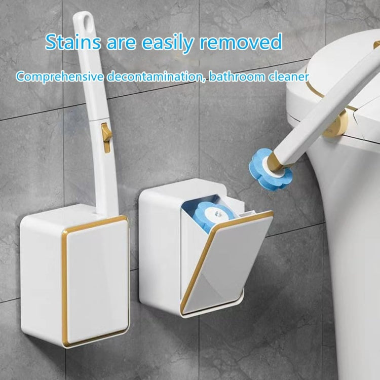 With 12pcs Marine Incense Brush Head Disposable Toilet Brush Set Wall-mounted Throwable Bathroom Cleaning Brush With Cleaning Solution - Cleaning Tools by PMC Jewellery | Online Shopping South Africa | PMC Jewellery | Buy Now Pay Later Mobicred