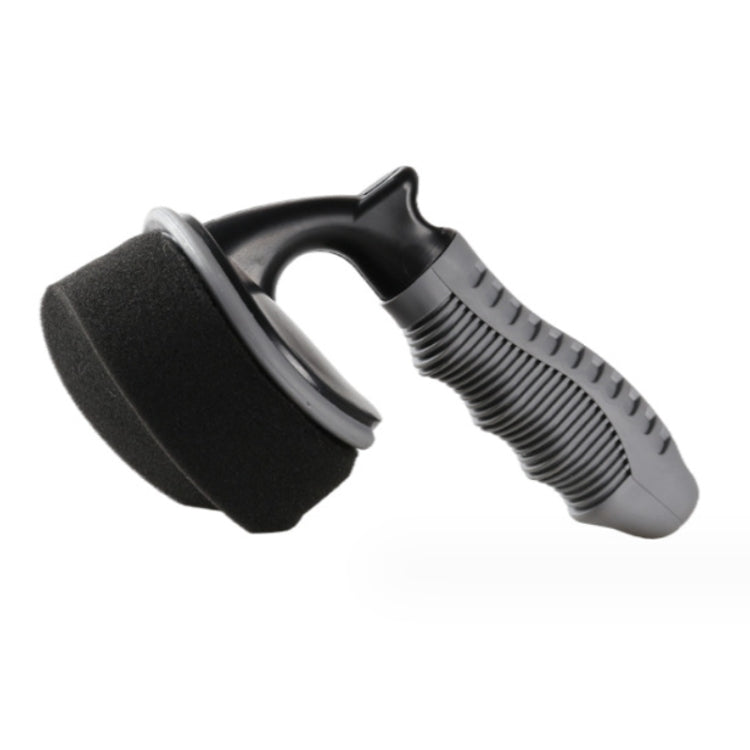 Durable Car Tire Waxing Curved Sponge Brush(Sponge+Handle) - Polishing Machine & Accessories by PMC TechLife | Online Shopping South Africa | PMC TechLife | Buy Now Pay Later Mobicred